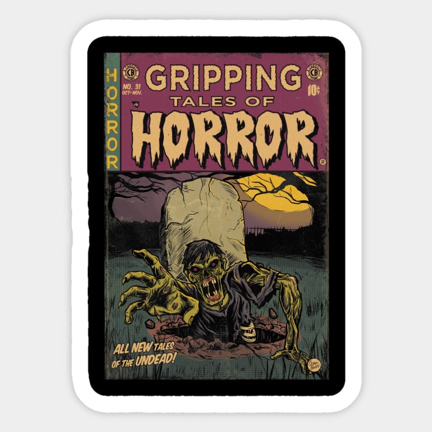 Tales of Horror Sticker by Casey Booth Art